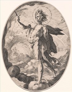Apollo, 1588 door Hendrik Goltzius