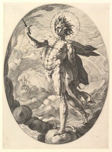 Apollo, 1588 door Hendrik Goltzius