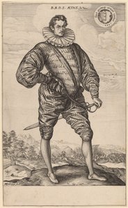 Balthasar Bathory de Somlyo door Hendrik Goltzius