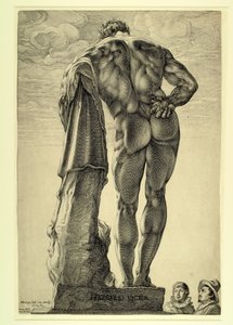 Farnese Hercules door Hendrik Goltzius