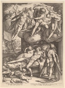 Mars en Venus Verrast door Vulcanus