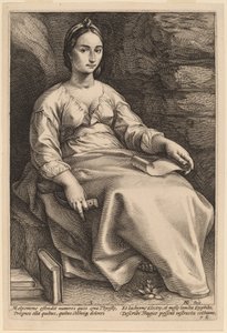 Melpomene door Hendrik Goltzius