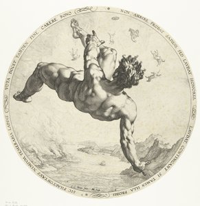 Phaethon, 1588 door Hendrik Goltzius