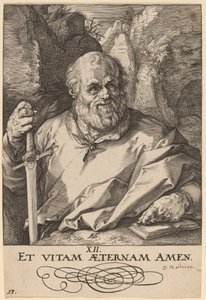 Sint Matthias door Hendrik Goltzius