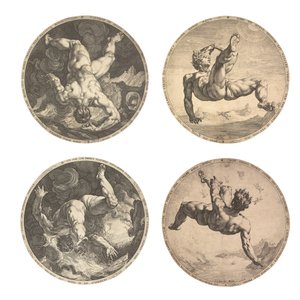 De Vier Schandvlekken door Hendrik Goltzius