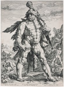De grote Hercules door Hendrik Goltzius
