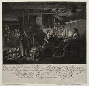 Jupiter en Mercurius bij het Huis van Philemon en Baucis