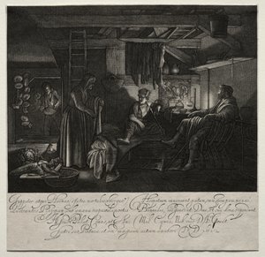 Jupiter en Mercurius bij het Huis van Philemon en Baucis