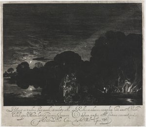 De vlucht naar Egypte (nacht)
