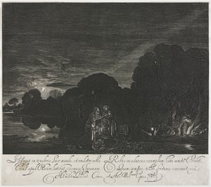 De vlucht naar Egypte, nacht