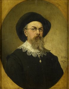 Zelfportret door Hendrik Hollander Cz.