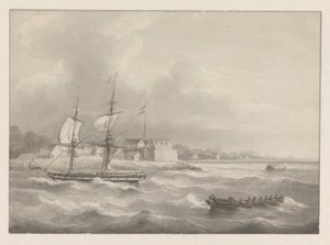 Fort Zeelandia door Hendrik Huygens