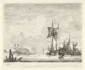 Riviergezicht door Hendrik Kobell