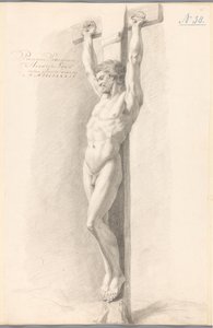 Christus aan het kruis (1e prijs 1784) door Hendrik Louw