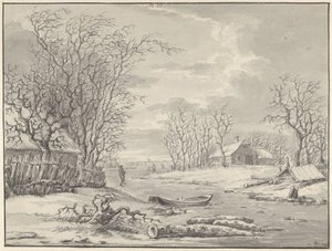 Winterlandschap door Hendrik Meijer