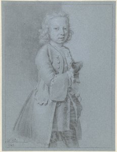 Portret van een staande jongen