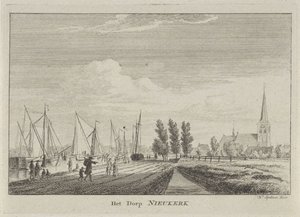 Gezicht op Nieuwerkerk aan den IJssel