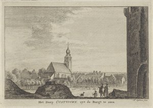 Gezicht op Oostvoorne