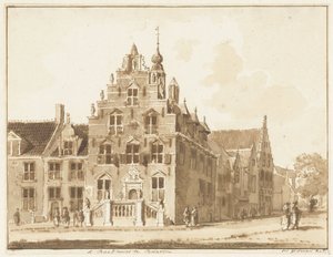 Het stadhuis van Buren