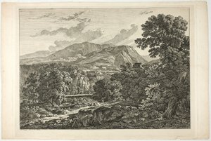 Romeins landschap door Hendrik Voogd