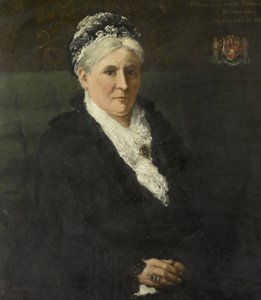 Maria Hermina Heemskerk (1827-1908). Echtgenote van Menno David Graaf van Limburg Stirum door Hendrik Willem Mesdag