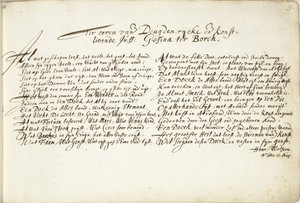 Lofzang ter ere van Gesina ter Borch door Hendrik Wolfsen (signed by artist)