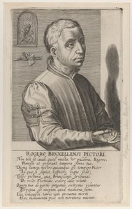 Roger van der Weyden de Jongere, c.1610 door Hendrik the Elder Hondius