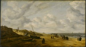 Uitzicht op Scheveningen Zanden door Hendrik van Anthonissen