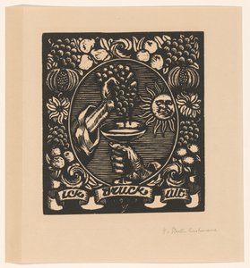 Druiven uitknijpen door Hendrik van Straten