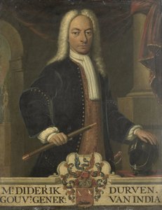 Portret van Diederik van Durven, Gouverneur-generaal van Nederlands-Indië