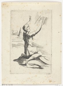 Knielende David door Hendrik van der Borcht (II)