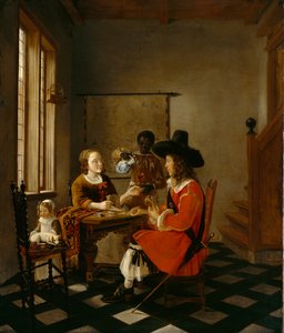 Het Kaartspel door Hendrik van der Burch