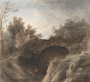 Brug Over een Diepe Kloof door Heneage Finch fourth Earl of Aylesford
