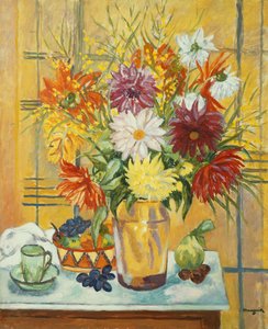 Bloemen in een vaas door Henri Charles Manguin