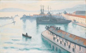 De verzendboot door Henri Charles Manguin