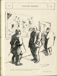Illustratie van H. G. Ibels in Le Rire, 04/02/22 - Moderne schilderkunst - Kunst, Antisemitisme, Avant-garde - Joods