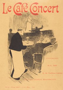Le café concert: Illustrierte Titelseite door Henri-Gabriel Ibels