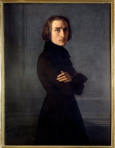 Portret van Franz Liszt door Henri (1814 82) Lehmann