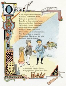 Illustratie voor "Alphabet of good examples", ca. 1890 door Henri (1858 1924) Gray