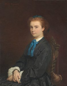 Portret van een jonge vrouw, 1863