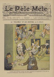 Le Pele-Mele et les ancêtres. Illustratie voor Le Pele-Mele, 1902