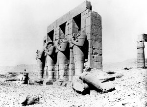 Tempelruïnes, Nubië, Egypte