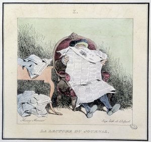 De krant lezen - in 