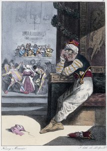 Het Carnaval: "Iedereen vindt zijn plezier waar hij het vindt" - in "Les pastemps" door Henri Monnier, ed. Delpech, Parijs