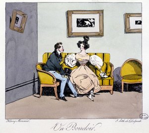 Een boudoir - in "Jadis et aujourd