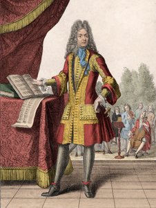 Portret van Jean-Baptiste Lully (1632-1687) door Henri Bonnart
