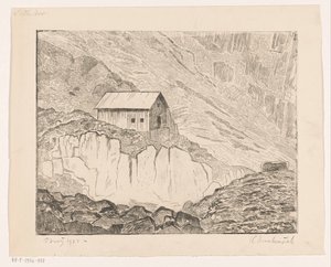 Huis op een berg