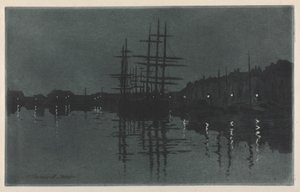 Effect van de Maan in Dieppe, c. 1885