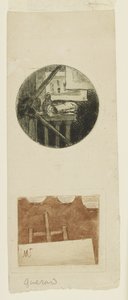 Plaatskaart door Henri Charles Guérard