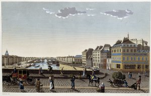 Parijs, de Pont Notre-Dame - in “Vues de Paris” door Courvoisier door Henri Courvoisier Voisin